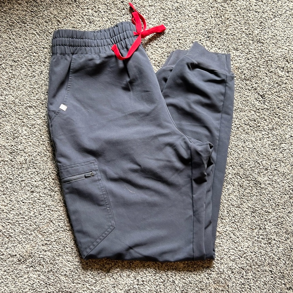 Figs Charcoal High Waisted Zamoras Large Tall
